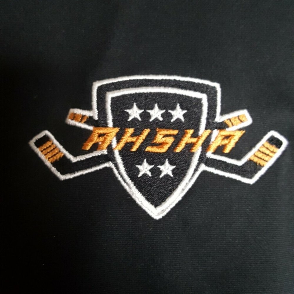 CCM Hockey Tactical Dry 1/4 Button Pullover Shirt Mens Size L Black Polyester